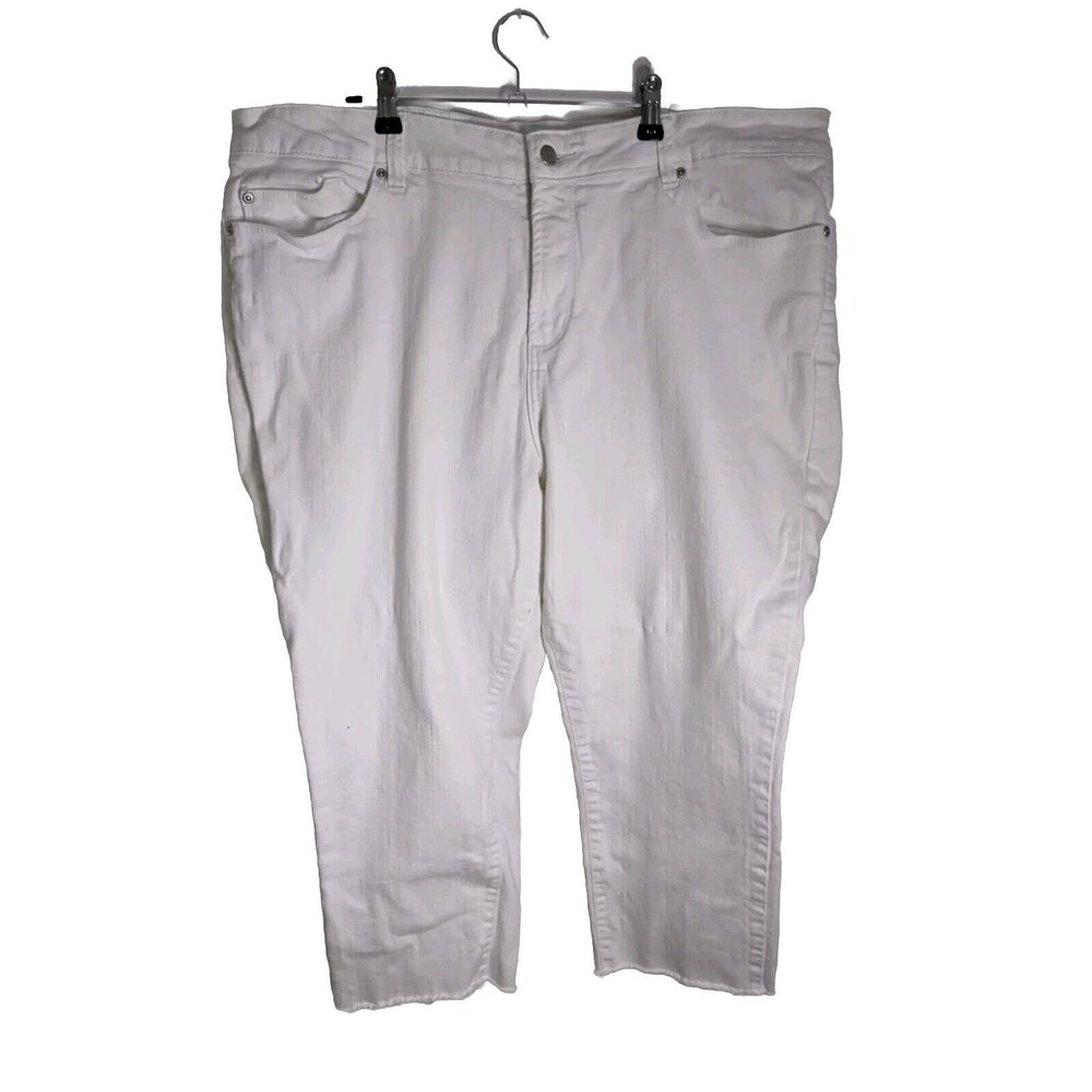 NYDJ Women's Denim Capri with Lift Tuck Technology Sz 20W 42x21.5 in